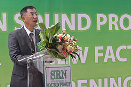 Opening ceremony of the new factory SRN SOUND PROOF CO,. LTD. บริษัท เอส อาร์ เอ็น ซาวด์ พรู๊ฟ จำกัด