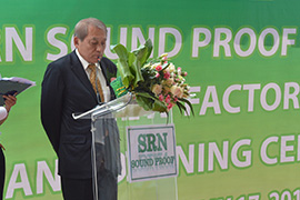 Opening ceremony of the new factory SRN SOUND PROOF CO,. LTD. บริษัท เอส อาร์ เอ็น ซาวด์ พรู๊ฟ จำกัด