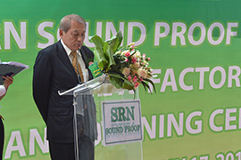 Opening ceremony of the new factory SRN SOUND PROOF CO,. LTD. บริษัท เอส อาร์ เอ็น ซาวด์ พรู๊ฟ จำกัด